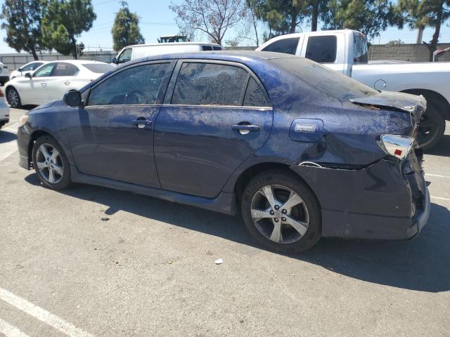 2T1BU4EE5BC657507 - 2011 TOYOTA COROLLA BASE Niebieski zdjęcie 2