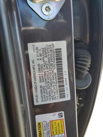 1HGCV1F58JA040380 - 2018 HONDA ACCORD EXL GRAY photo 13