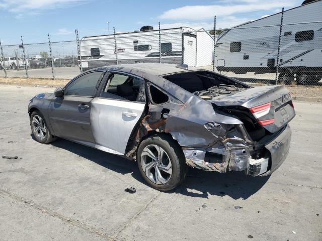 1HGCV1F58JA040380 - 2018 HONDA ACCORD EXL GRAY photo 2