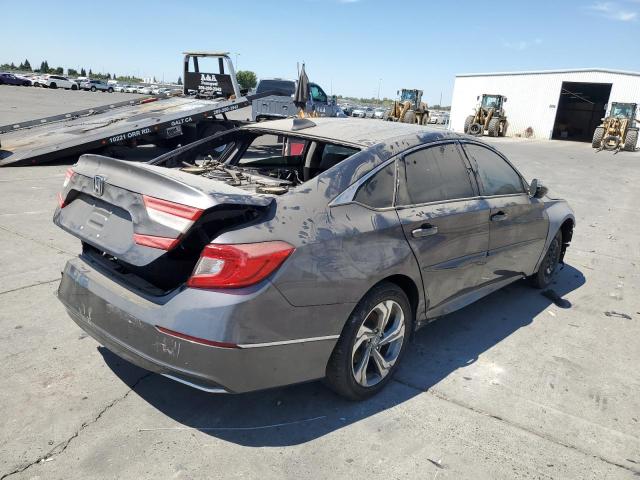 1HGCV1F58JA040380 - 2018 HONDA ACCORD EXL GRAY photo 3
