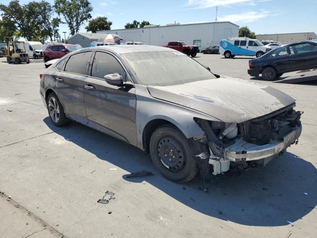 1HGCV1F58JA040380 - 2018 HONDA ACCORD EXL GRAY photo 4