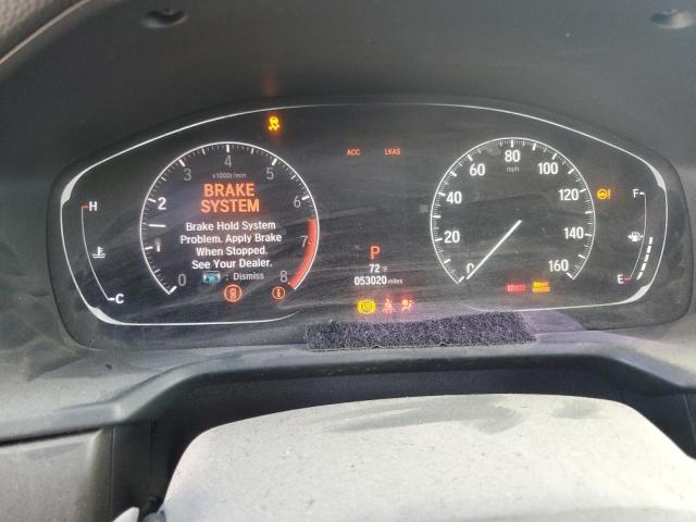 1HGCV1F58JA040380 - 2018 HONDA ACCORD EXL GRAY photo 9