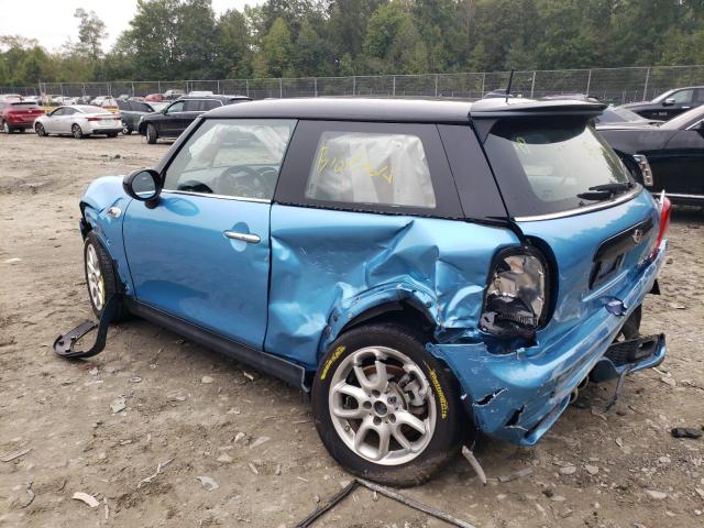 WMWXP7C55F2A42204 - 2015 MINI COOPER S BLUE photo 2