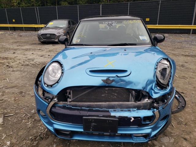 WMWXP7C55F2A42204 - 2015 MINI COOPER S BLUE photo 5