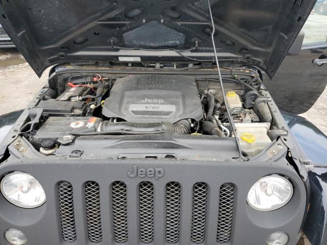 1C4HJWDG8EL165665 - 2014 JEEP WRANGLER U SPORT Սև լուսանկար 11