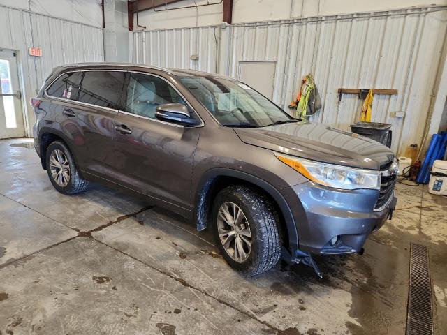 5TDJKRFH7ES044713 - 2014 TOYOTA HIGHLANDER XLE GRAY photo 4