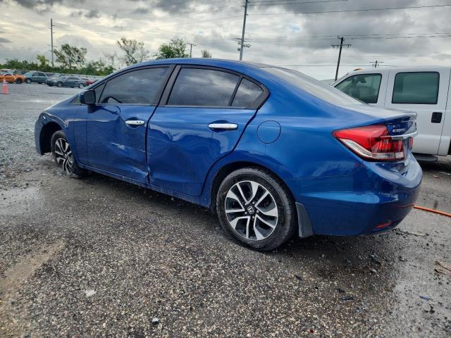 19XFB2F86FE001330 - 2015 HONDA CIVIC EX ლურჯი ფოტო 2