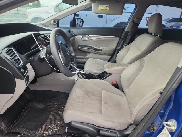 19XFB2F86FE001330 - 2015 HONDA CIVIC EX ლურჯი ფოტო 7
