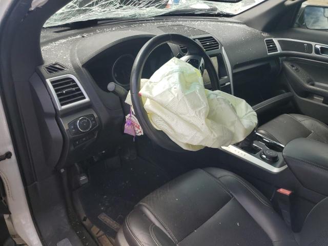 1FM5K8GT9FGB23516 - 2015 FORD EXPLORER SPORT Blanc photo 8