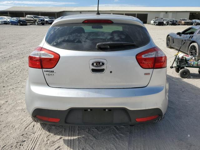 KNADM5A39C6050938 - 2012 KIA RIO LX SILVER photo 6