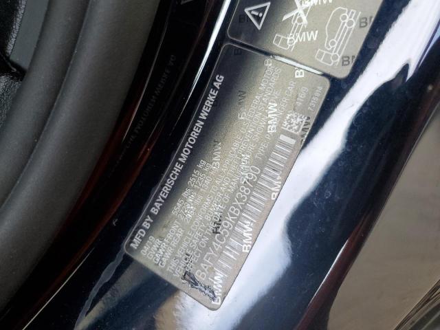 WBAFY4C59KBX38790 - 2019 BMW M850XI Mavi fotoğraf 12