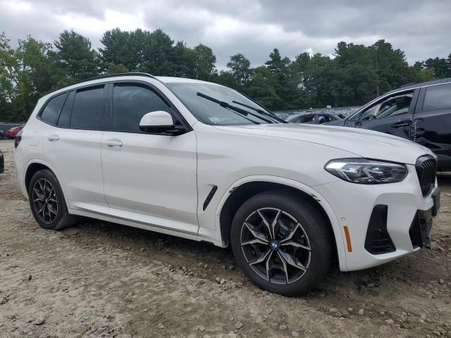 5UX53DP03P9S87350 - 2023 BMW X3 XDRIVE30I WHITE photo 4
