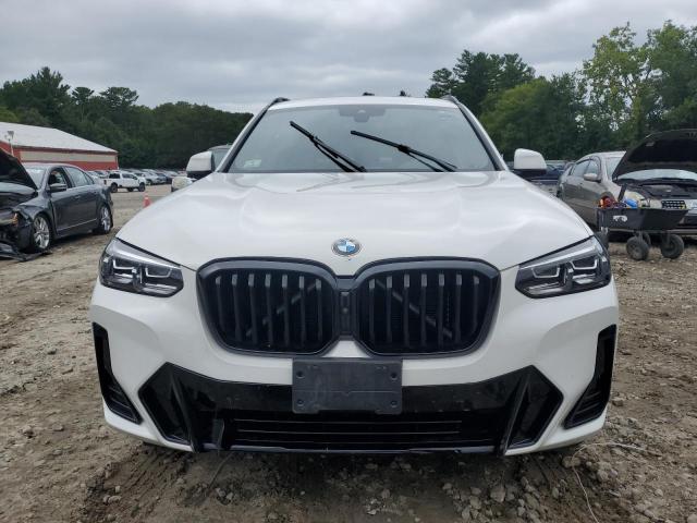 5UX53DP03P9S87350 - 2023 BMW X3 XDRIVE30I WHITE photo 5
