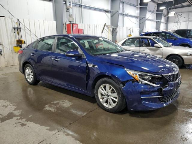 5XXGT4L31JG205555 - 2018 KIA OPTIMA LX BLUE photo 4