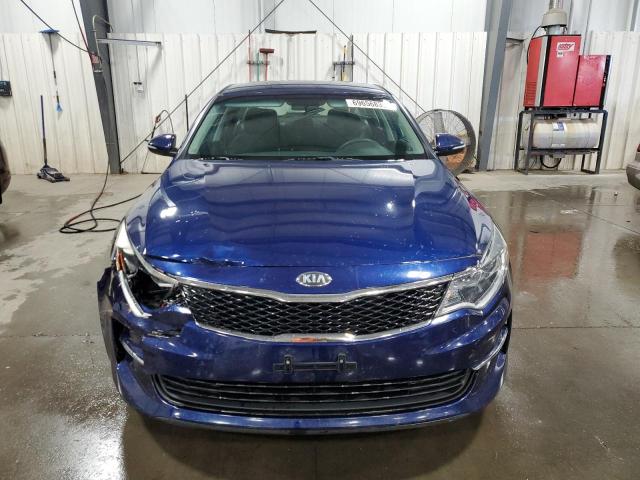 5XXGT4L31JG205555 - 2018 KIA OPTIMA LX BLUE photo 5