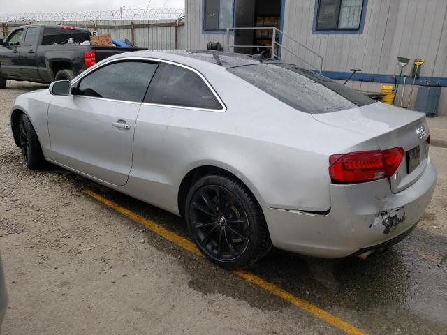 WAULFAFR4DA028498 - 2013 AUDI A5 PREMIUM PLUS SILVER photo 2