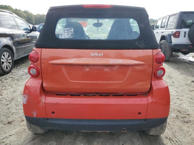 WMEEK31X08K170695 - 2008 SMART FORTWO PASSION RED photo 6