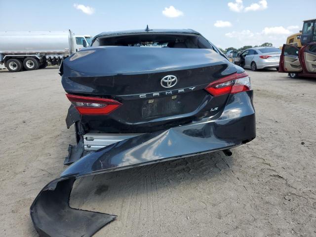 4T1C11AK4MU449465 - 2021 TOYOTA CAMRY LE BLACK photo 6