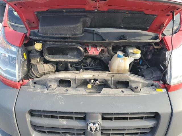 3C6TRVDG3GE127731 - 2016 RAM PROMASTER 2500 HIGH წითელი ფოტო 12