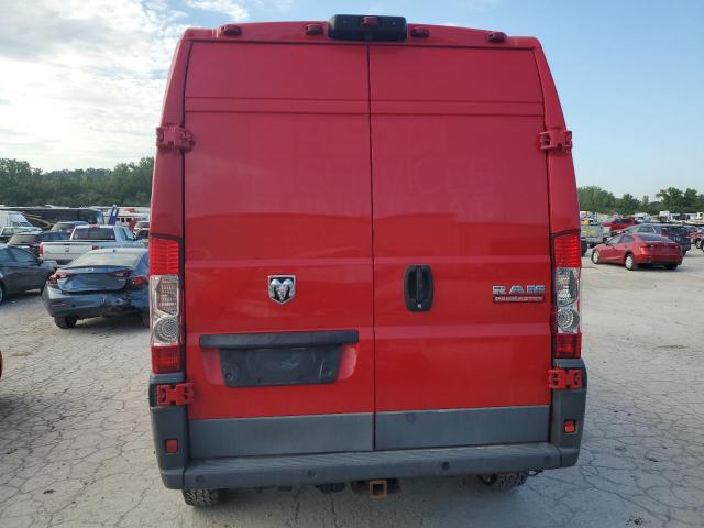 3C6TRVDG3GE127731 - 2016 RAM PROMASTER 2500 HIGH წითელი ფოტო 6