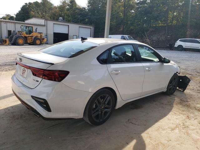 3KPF34AD3ME342789 - 2021 KIA FORTE GT LINE WHITE photo 3