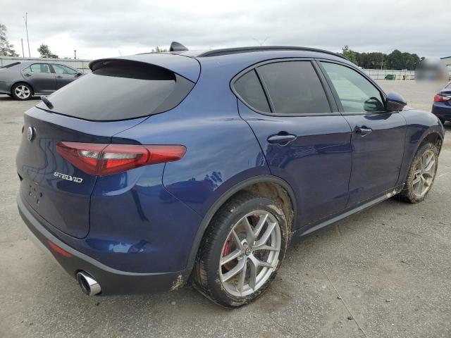 ZASFAKNN1J7B93170 - 2018 ALFA ROMEO STELVIO TI SPORT BLUE photo 3