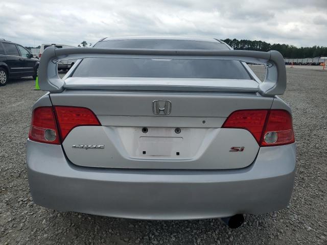 2HGFA55517H710458 - 2007 HONDA CIVIC SI SILVER photo 6