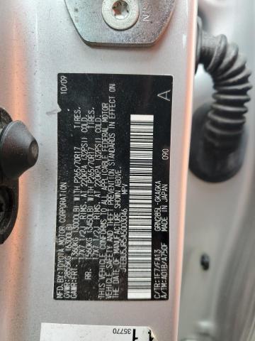 JTEBU5JR5A5003046 - 2010 TOYOTA 4RUNNER SR5 SILVER photo 13