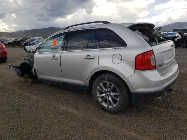 2FMDK4KCXDBB99410 - 2013 FORD EDGE LIMITED SILVER photo 2