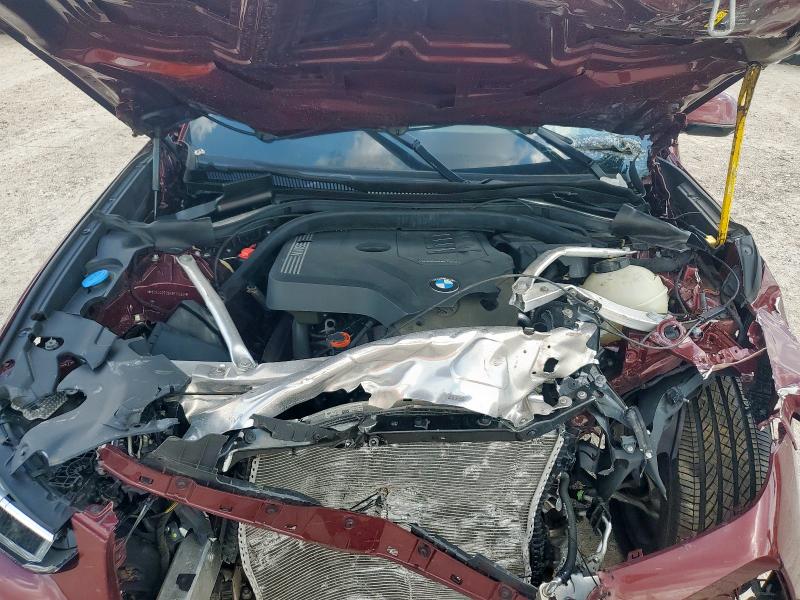 5UX33DT05P9P13360 - 2023 BMW X4 XDRIVE30I BURGUNDY photo 12