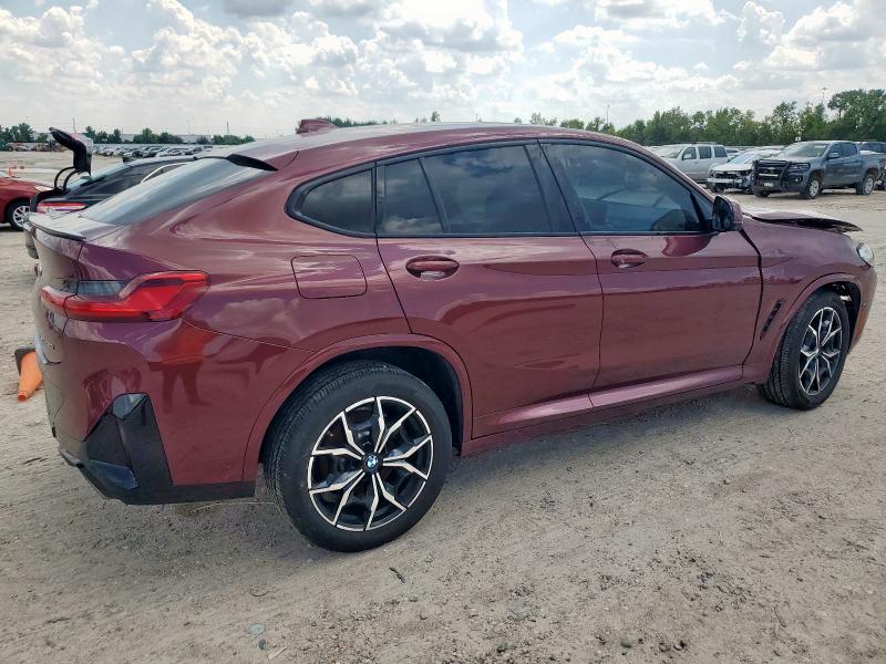 5UX33DT05P9P13360 - 2023 BMW X4 XDRIVE30I BURGUNDY photo 3