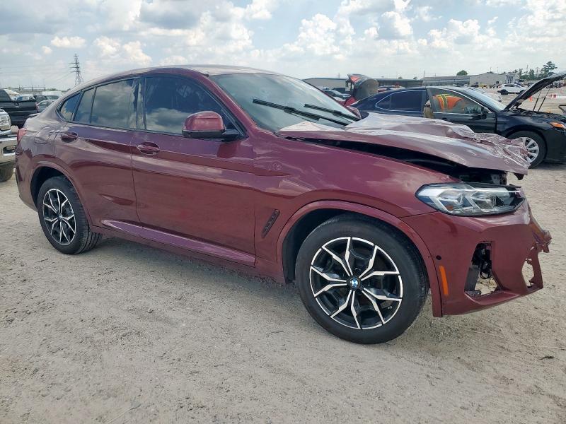 5UX33DT05P9P13360 - 2023 BMW X4 XDRIVE30I BURGUNDY photo 4