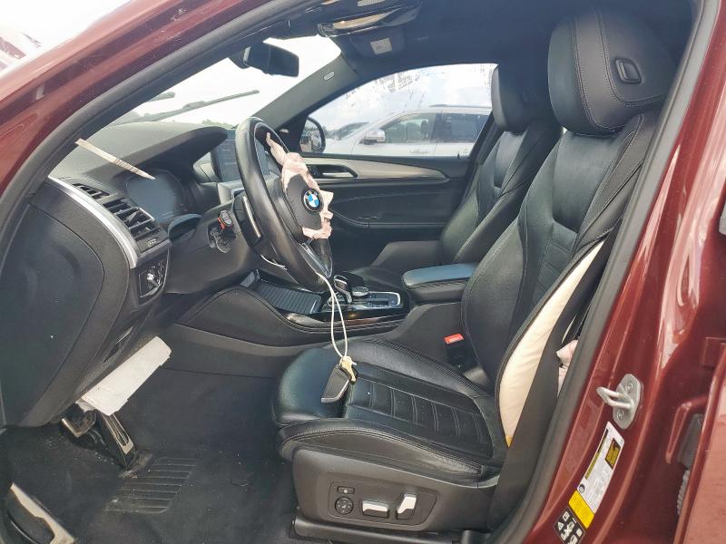 5UX33DT05P9P13360 - 2023 BMW X4 XDRIVE30I BURGUNDY photo 7