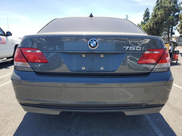 WBAHL83548DT13554 - 2008 BMW 750 I GRAY photo 6