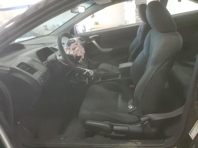 2HGFG12818H581970 - 2008 HONDA CIVIC EX BLACK photo 7