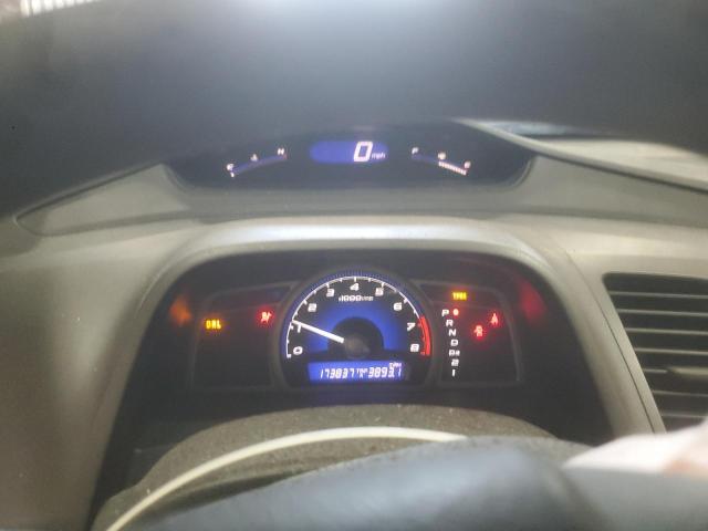 2HGFG12818H581970 - 2008 HONDA CIVIC EX BLACK photo 9