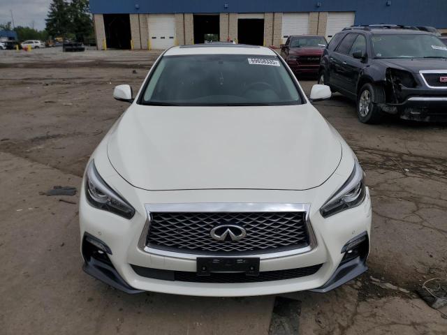 JN1EV7ARXKM554822 - 2019 INFINITI Q50 LUXE WHITE photo 5
