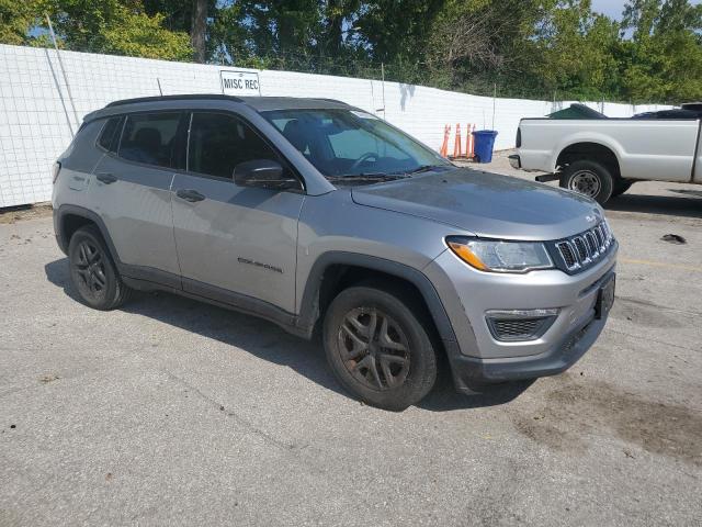 3C4NJCABXHT668391 - 2017 JEEP COMPASS SPORT Сұр фото 4