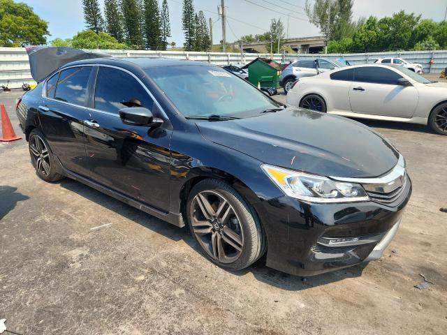 1HGCR2F59GA209101 - 2016 HONDA ACCORD SPORT BLACK photo 4