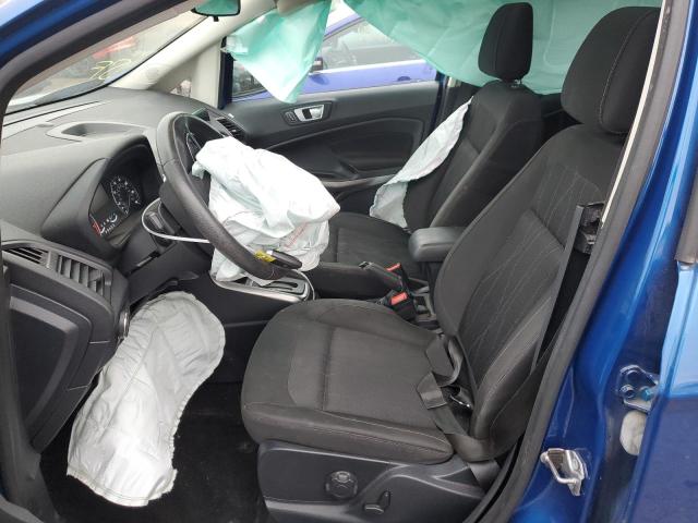 MAJ3P1TE1JC215530 - 2018 FORD ECOSPORT SE BLUE photo 7