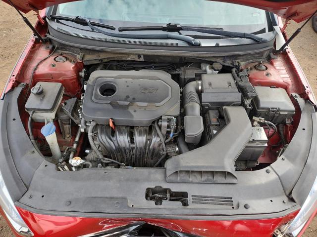 5NPE24AF2KH781457 - 2019 HYUNDAI SONATA SE RED photo 11