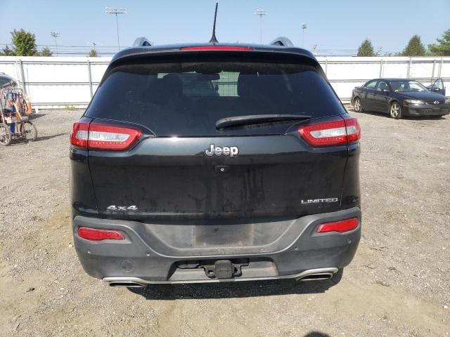 1C4PJMDS1FW522110 - 2015 JEEP CHEROKEE LIMITED BLACK photo 6