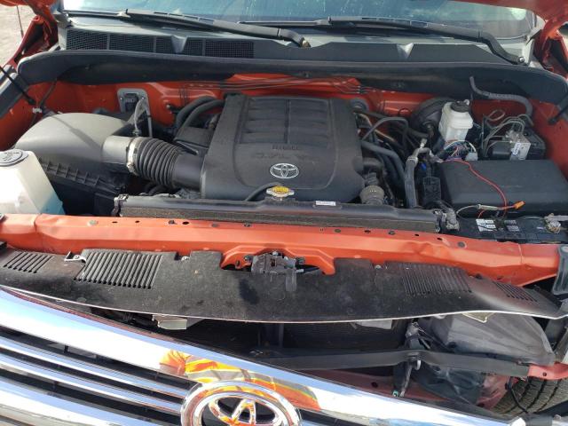 5TFRW5F18HX223828 - 2017 TOYOTA TUNDRA DOUBLE CAB SR/SR5 ORANGE photo 11