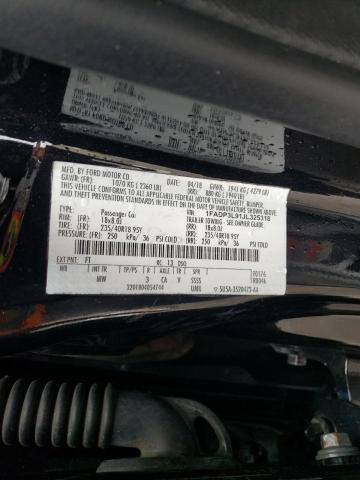 1FADP3L91JL325318 - 2018 FORD FOCUS ST BLACK photo 12