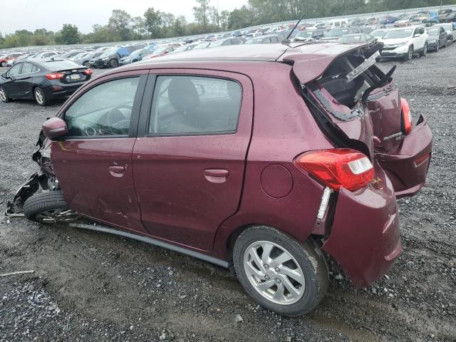 ML32A4HJ2KH000339 - 2019 MITSUBISHI MIRAGE SE BURGUNDY photo 2