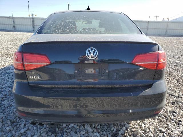 3VW4T7AJ0FM286315 - 2015 VOLKSWAGEN JETTA GLI BLACK photo 6