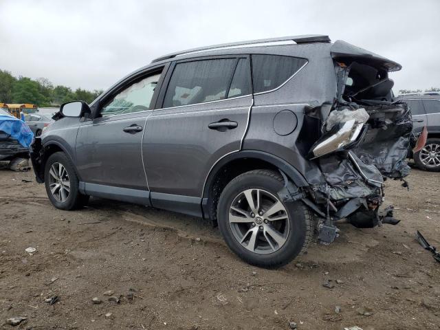 JTMRFREV1HJ172364 - 2017 TOYOTA RAV4 XLE GRAY photo 2