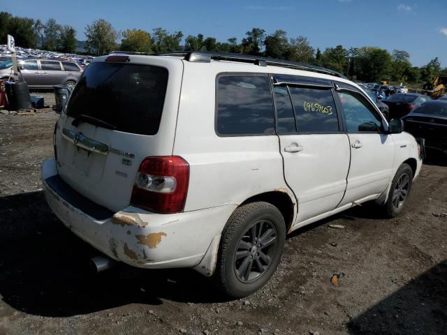 JTEEW21A960024180 - 2006 TOYOTA HIGHLANDER HYBRID WHITE photo 3