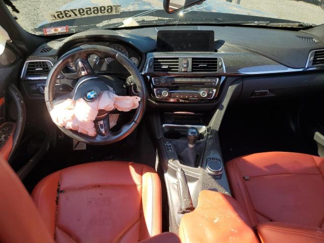 WBS8M9C54J5L00799 - 2018 BMW M3 BLACK photo 8