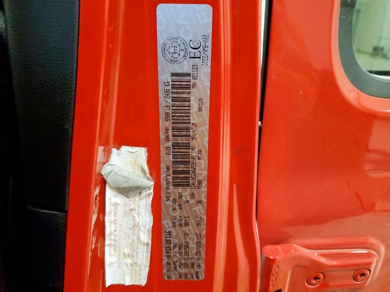 1C4HJXEG4KW590105 - 2019 JEEP WRANGLER UNLIMITED SAHARA Qırmızı foto 14